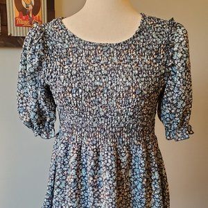 Blue floral wild fable dress